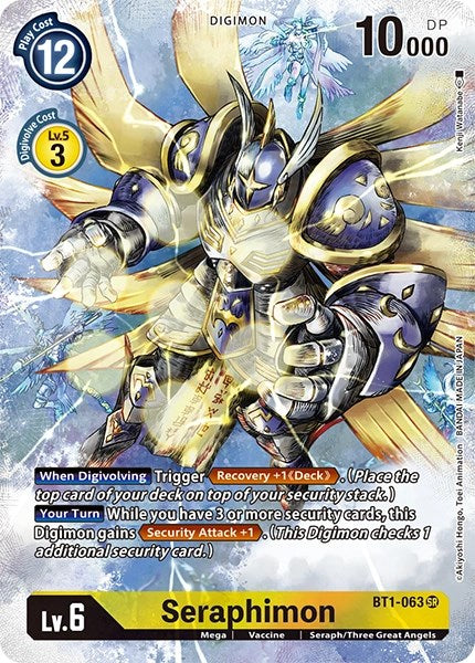 Seraphimon [BT1-063] (Alternate Art) [Dimensional Phase] | Anubis Games and Hobby