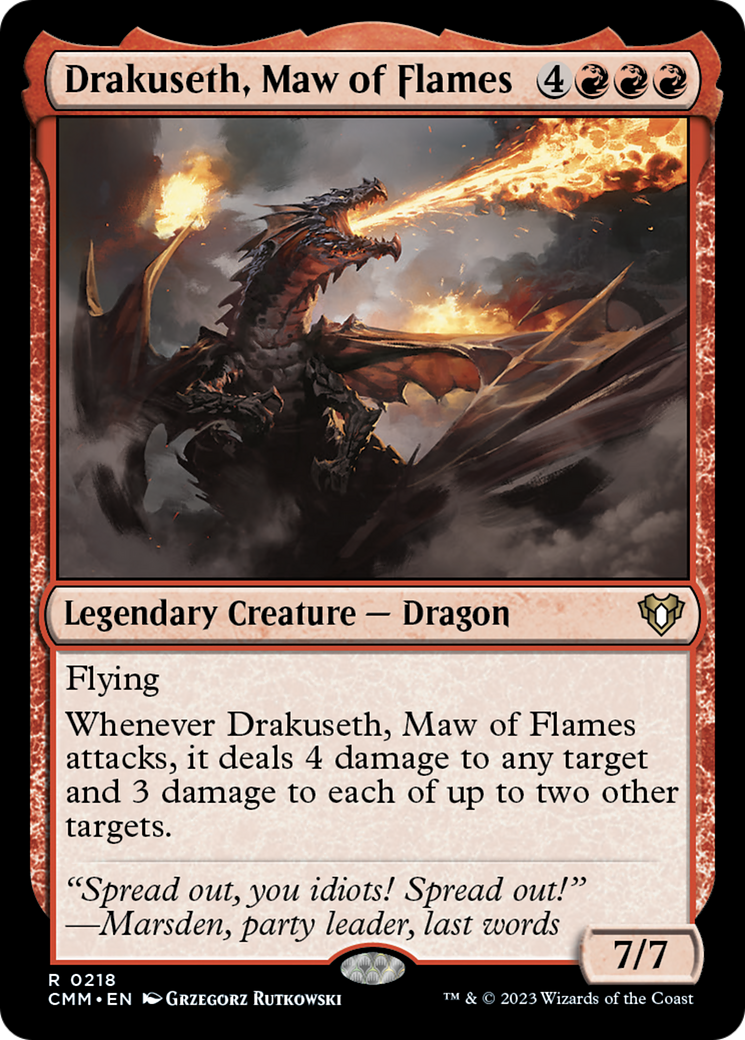 Drakuseth, Maw of Flames [Commander Masters] | Anubis Games and Hobby