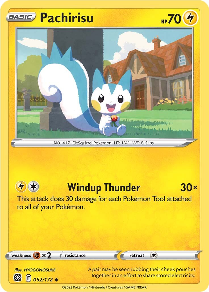 Pachirisu (052/172) [Sword & Shield: Brilliant Stars] | Anubis Games and Hobby