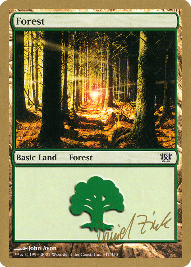 Forest (dz347) (Daniel Zink) [World Championship Decks 2003] | Anubis Games and Hobby