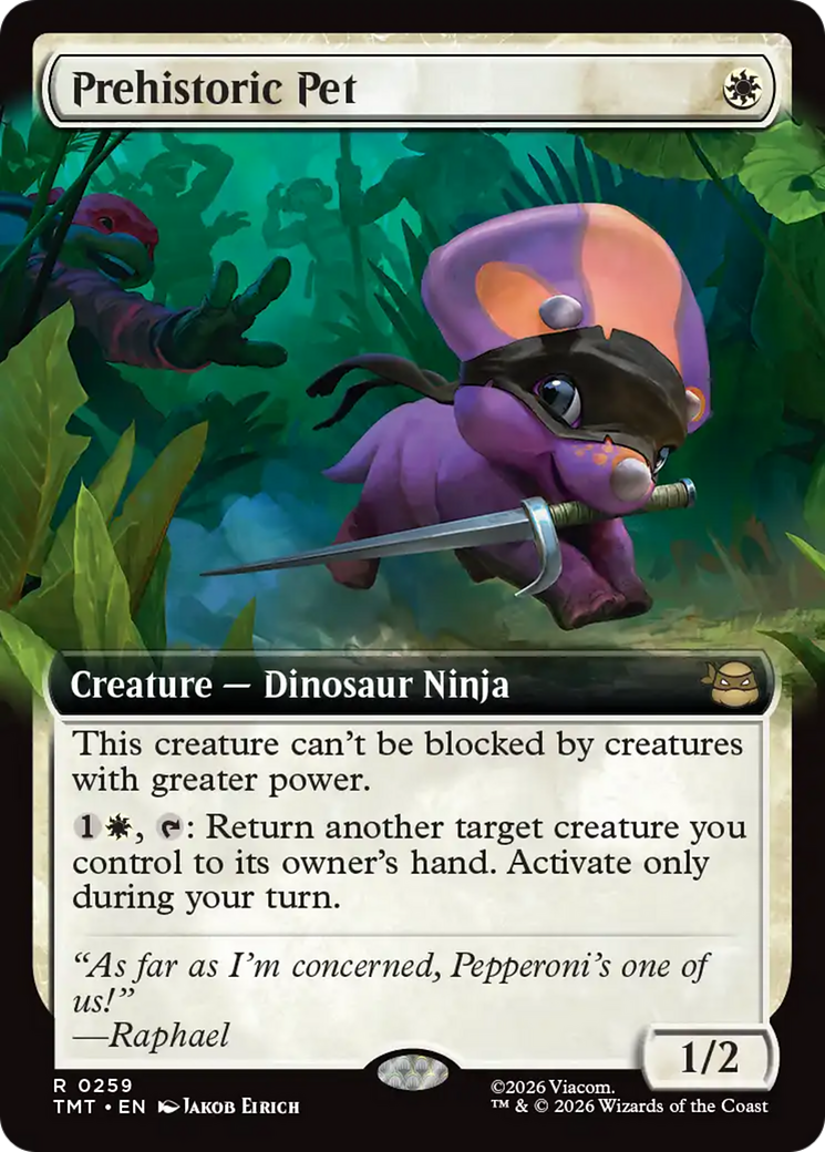 Prehistoric Pet (Extended Art) [Teenage Mutant Ninja Turtles] | Anubis Games and Hobby