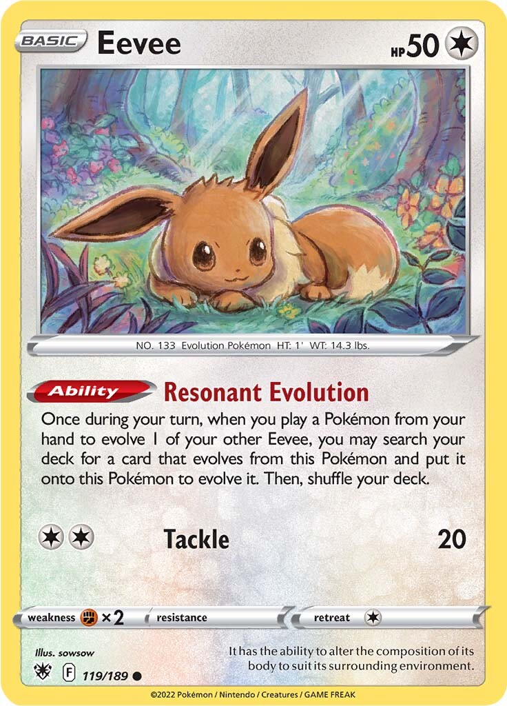 Eevee (119/189) [Sword & Shield: Astral Radiance] | Anubis Games and Hobby