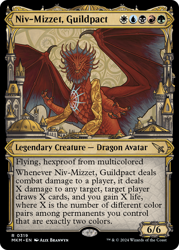 Niv-Mizzet, Guildpact (Showcase) (319) [Murders at Karlov Manor] | Anubis Games and Hobby