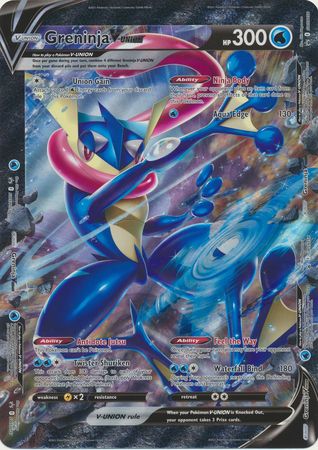Greninja V-Union (Jumbo Card) [Sword & Shield: Black Star Promos] | Anubis Games and Hobby