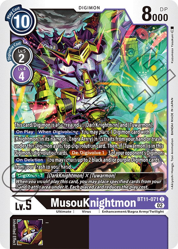 MusouKnightmon [BT11-071] [Dimensional Phase] | Anubis Games and Hobby