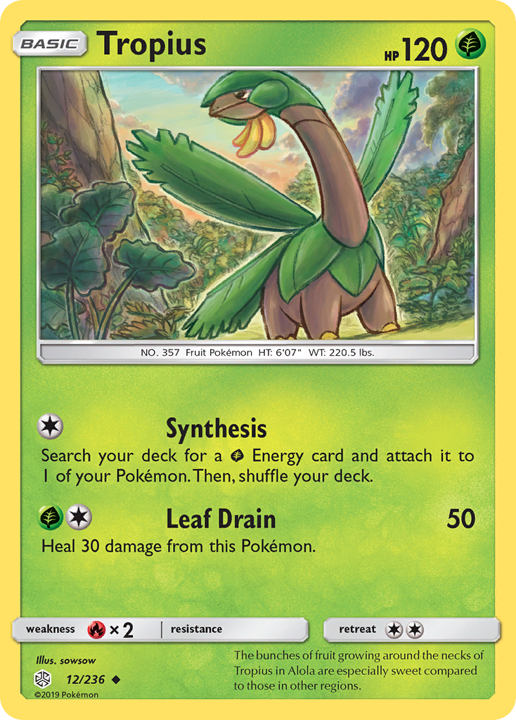 Tropius (12/236) [Sun & Moon: Cosmic Eclipse] | Anubis Games and Hobby