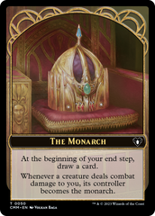 The Monarch // Cat (0005) Double-Sided Token [Commander Masters Tokens] | Anubis Games and Hobby