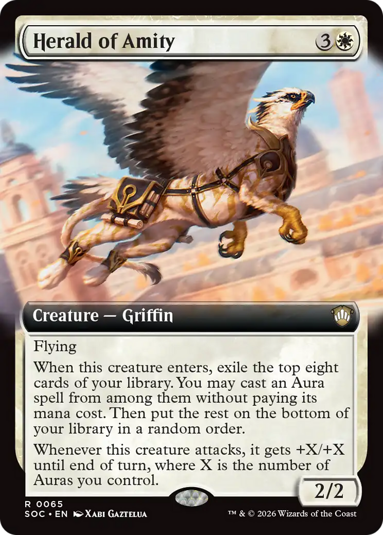 Herald of Amity (Extended Art) [Secrets of Strixhaven Commander] | Anubis Games and Hobby