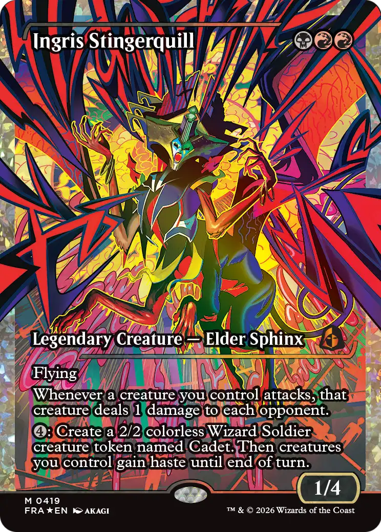 Ingris Stingerquill (Showcase) (Fracture Foil) (0419) [Reality Fracture] | Anubis Games and Hobby