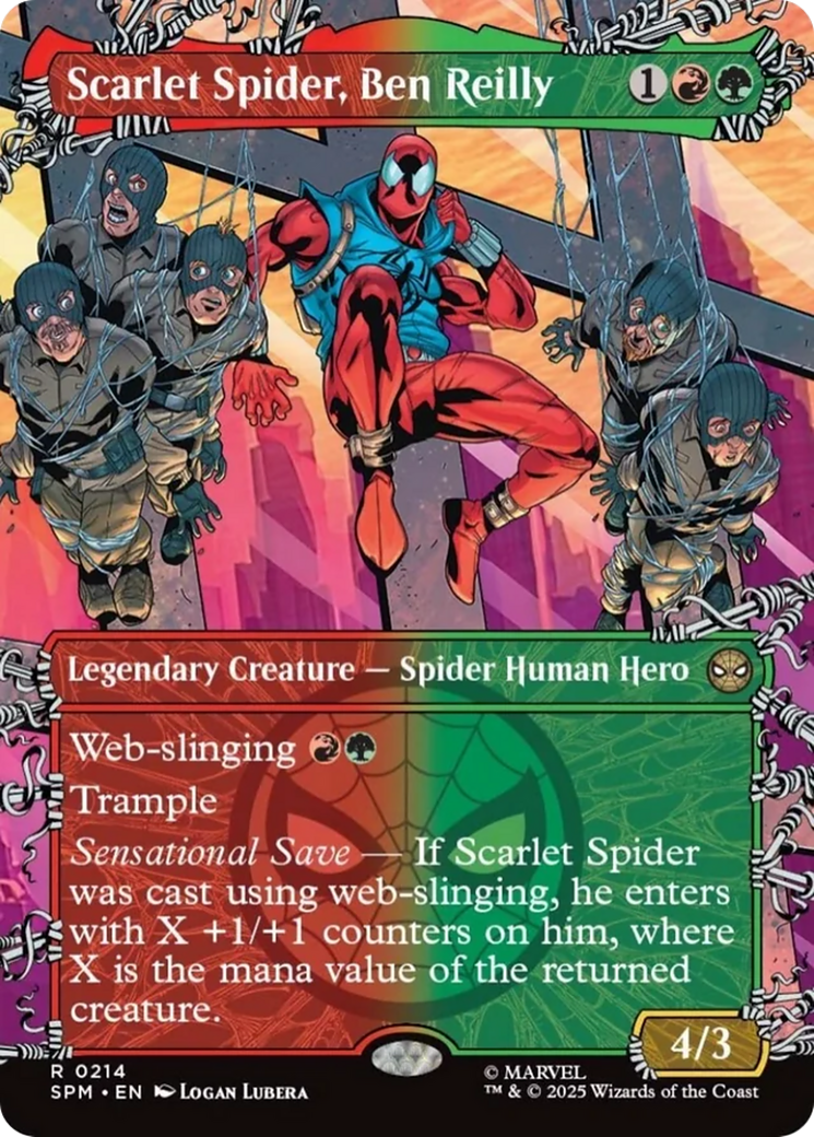 Scarlet Spider, Ben Reilly (Borderless) [Marvel's Spider-Man] | Anubis Games and Hobby