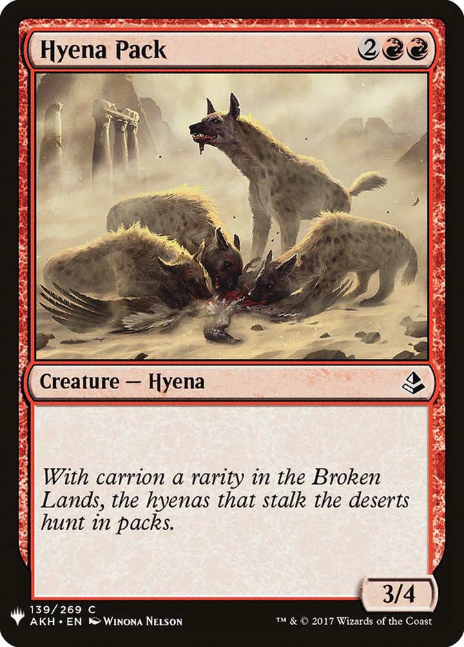 Hyena Pack [Mystery Booster] | Anubis Games and Hobby