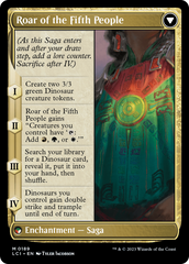 Huatli, Poet of Unity // Roar of the Fifth People [The Lost Caverns of Ixalan Prerelease Cards] | Anubis Games and Hobby