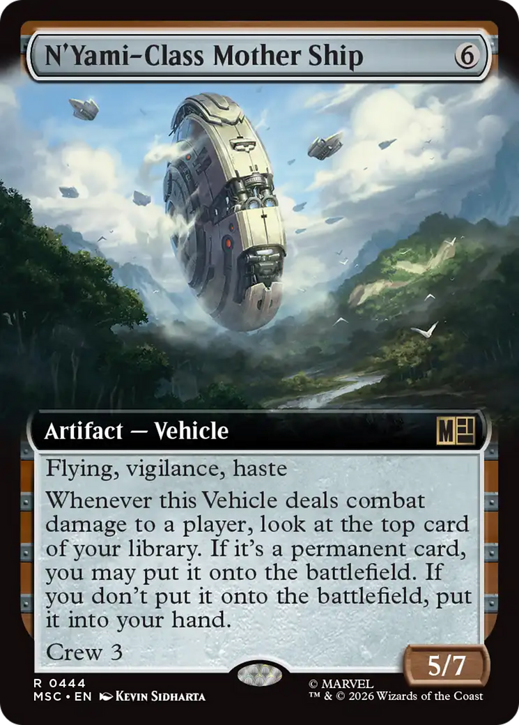 N'Yami-Class Mother Ship (Extended Art) [Marvel Super Heroes Commander] | Anubis Games and Hobby