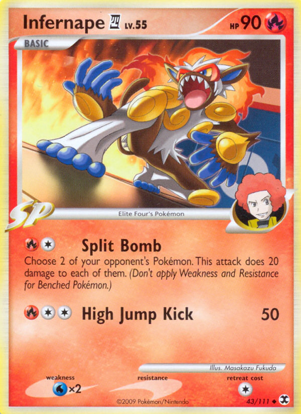 Infernape (43/111) [Platinum: Rising Rivals] | Anubis Games and Hobby