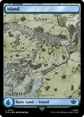 Island (0715) (Surge Foil) [The Lord of the Rings: Tales of Middle-Earth] | Anubis Games and Hobby