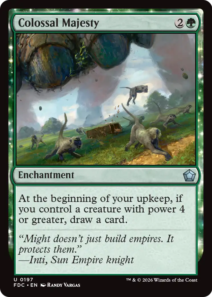 Colossal Majesty [Foundations Commander] | Anubis Games and Hobby