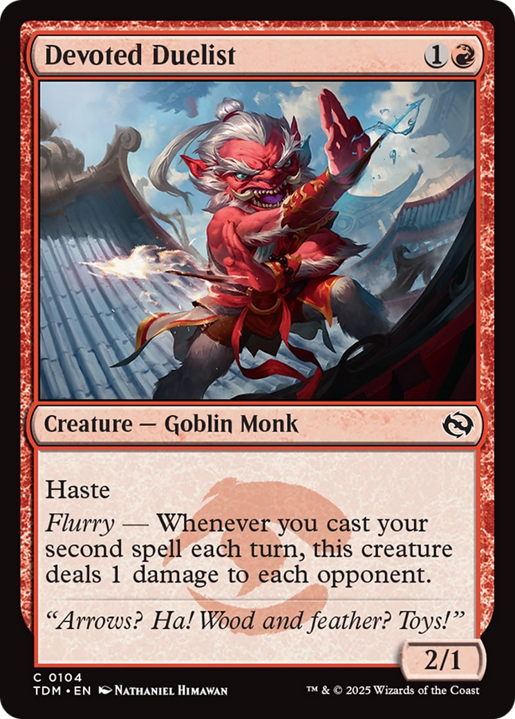 Devoted Duelist [Tarkir: Dragonstorm] | Anubis Games and Hobby