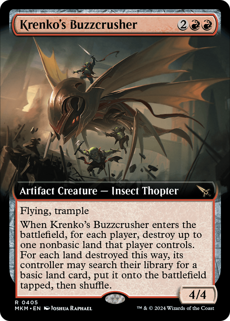 Krenko's Buzzcrusher (Extended Art) [Murders at Karlov Manor] | Anubis Games and Hobby