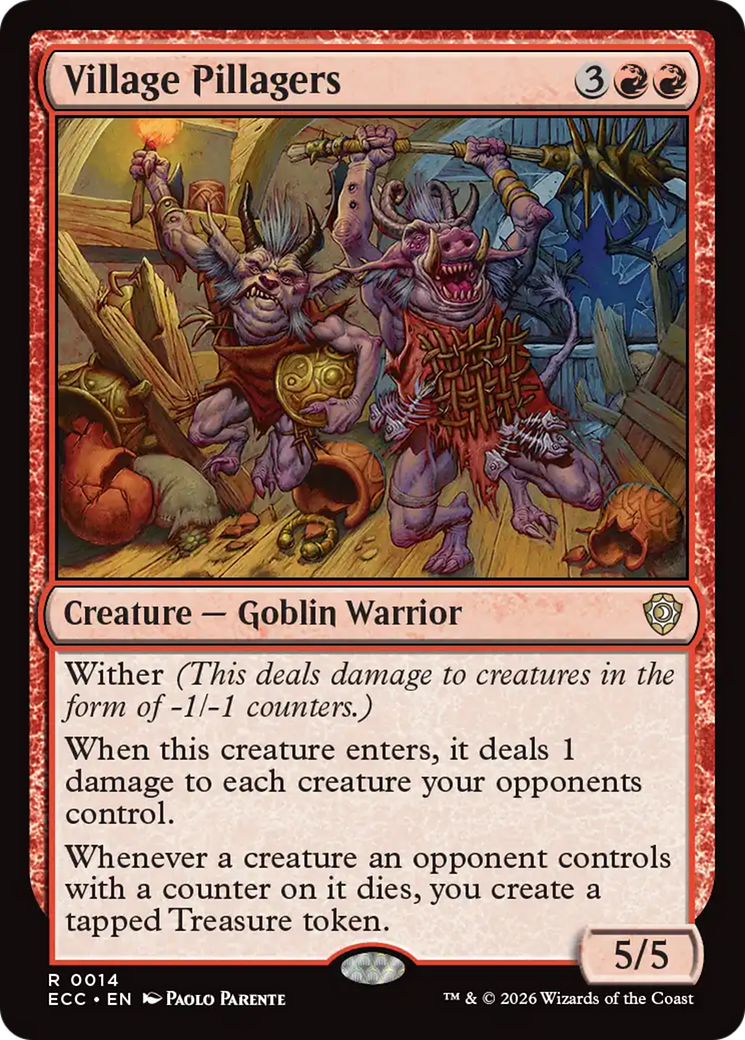 Village Pillagers [Lorwyn Eclipsed Commander] | Anubis Games and Hobby