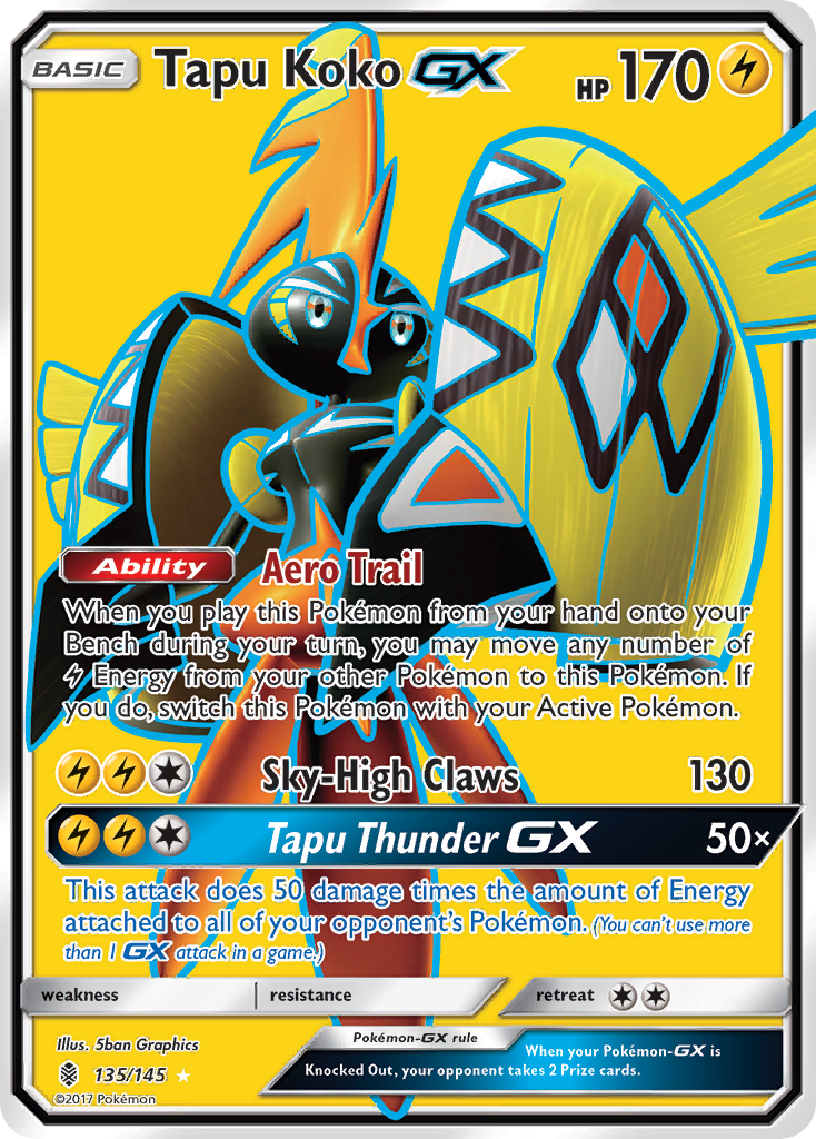 Tapu Koko GX (135/145) [Sun & Moon: Guardians Rising] | Anubis Games and Hobby