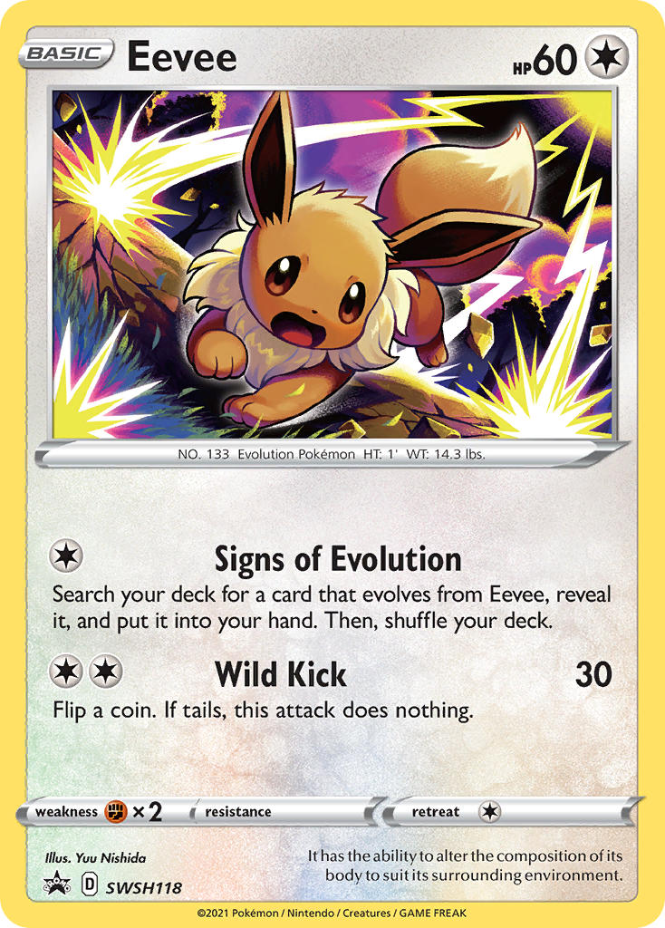 Eevee (SWSH118) [Sword & Shield: Black Star Promos] | Anubis Games and Hobby