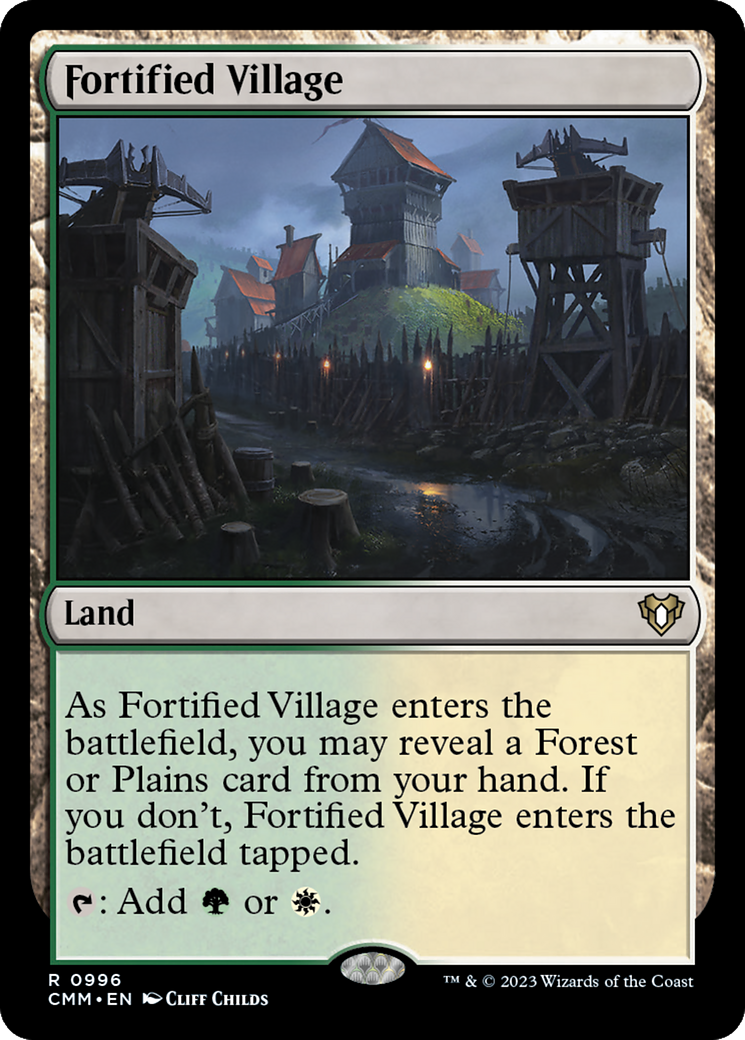 Fortified Village [Commander Masters] | Anubis Games and Hobby