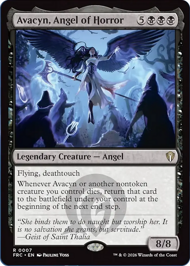 Avacyn, Angel of Horror [Reality Fracture Commander] | Anubis Games and Hobby