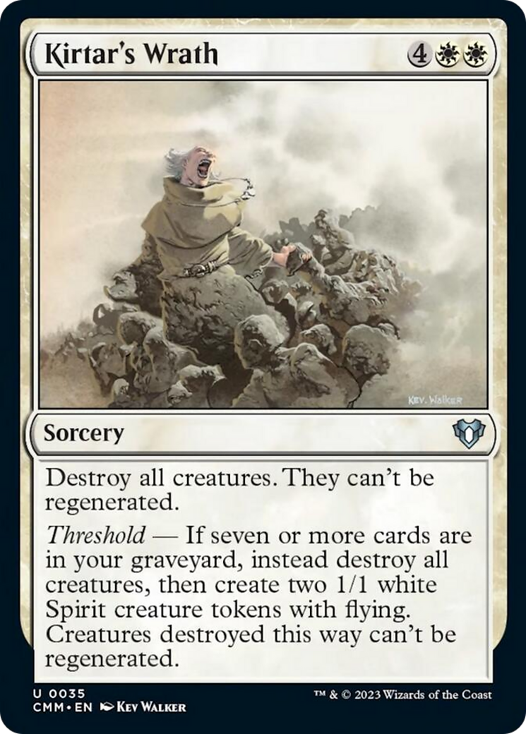 Kirtar's Wrath [Commander Masters] | Anubis Games and Hobby