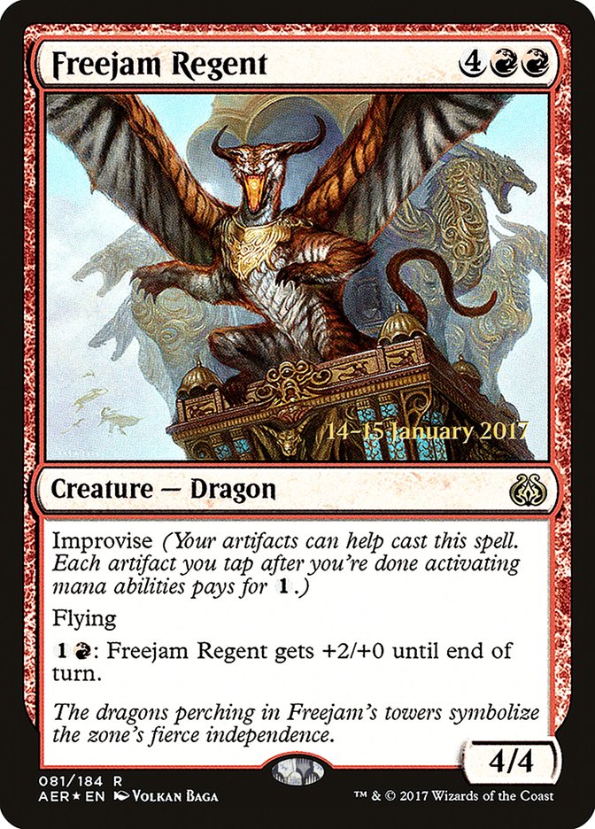 Freejam Regent [Aether Revolt Prerelease Promos] | Anubis Games and Hobby