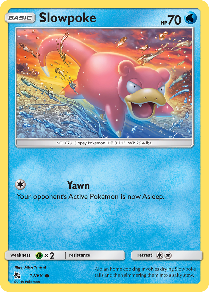 Slowpoke (12/68) [Sun & Moon: Hidden Fates] | Anubis Games and Hobby
