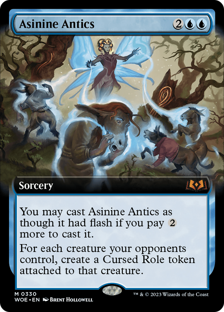 Asinine Antics (Extended Art) [Wilds of Eldraine] | Anubis Games and Hobby