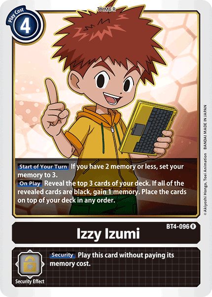 Izzy Izumi [BT4-096] [Great Legend] | Anubis Games and Hobby