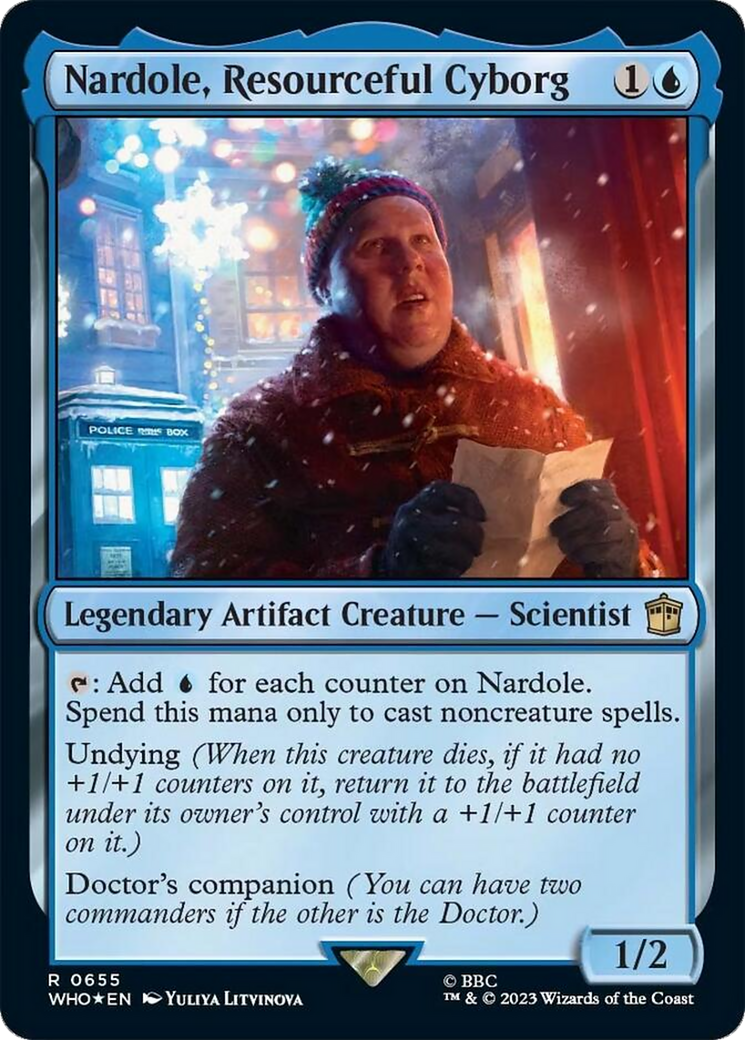 Nardole, Resourceful Cyborg (Surge Foil) [Doctor Who] | Anubis Games and Hobby