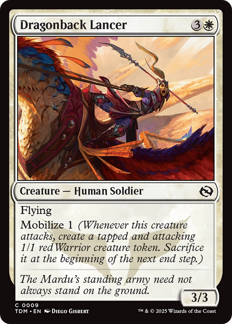 Dragonback Lancer [Tarkir: Dragonstorm] | Anubis Games and Hobby