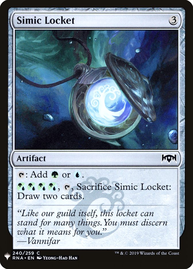 Simic Locket [Mystery Booster] | Anubis Games and Hobby