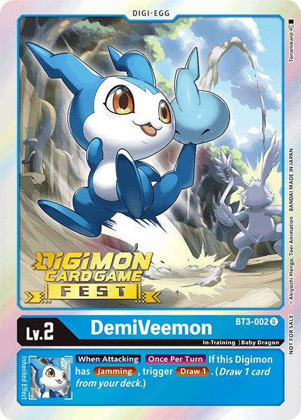 DemiVeemon [BT3-002] (Digimon Card Game Fest 2022) [Release Special Booster Promos] | Anubis Games and Hobby