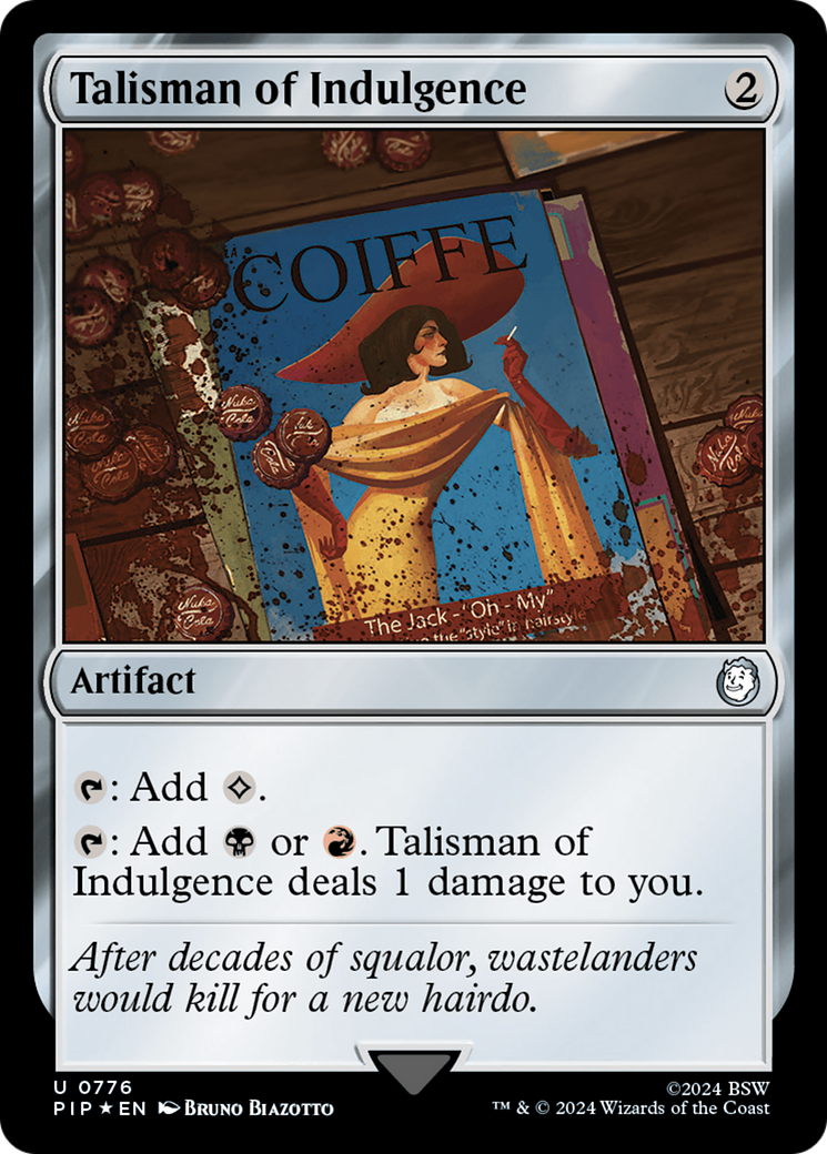 Talisman of Indulgence (Surge Foil) [Fallout] | Anubis Games and Hobby