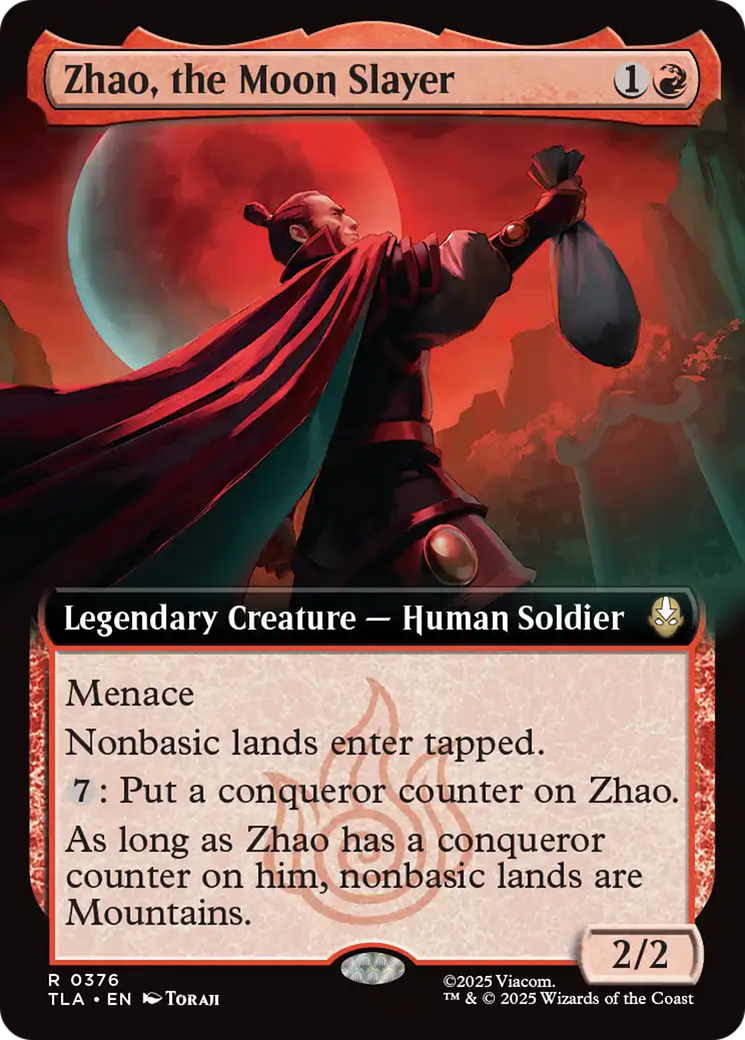 Zhao, the Moon Slayer (Extended Art) [Avatar: The Last Airbender] | Anubis Games and Hobby