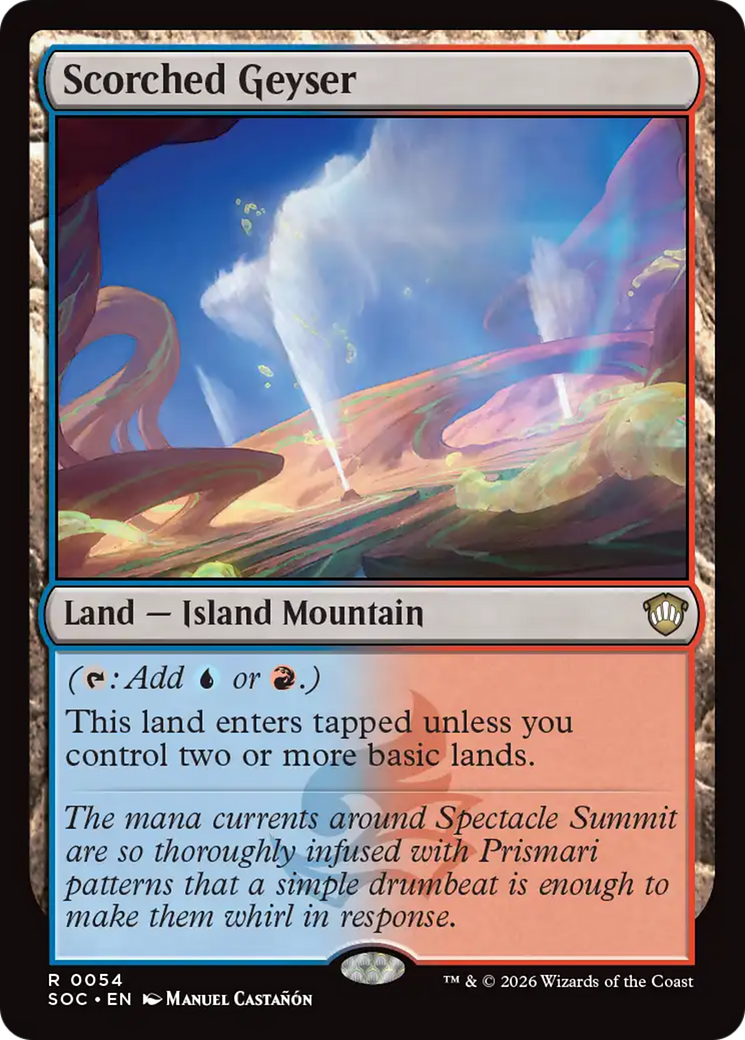 Scorched Geyser [Secrets of Strixhaven Commander] | Anubis Games and Hobby