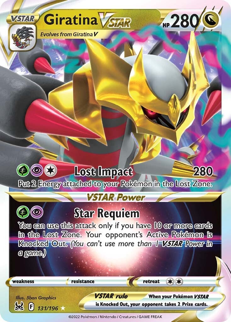 Giratina VSTAR (131/196) (Jumbo Card) [Sword & Shield: Lost Origin] | Anubis Games and Hobby