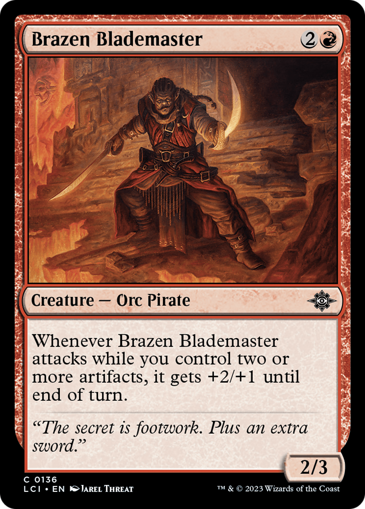 Brazen Blademaster [The Lost Caverns of Ixalan] | Anubis Games and Hobby
