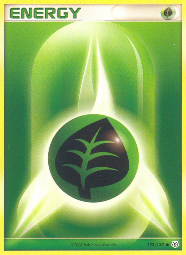 Grass Energy (123/130) [Diamond & Pearl: Base Set] | Anubis Games and Hobby