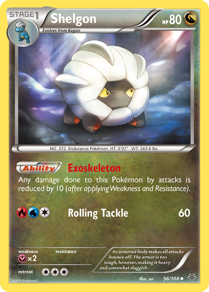 Shelgon (56/108) [XY: Roaring Skies] | Anubis Games and Hobby