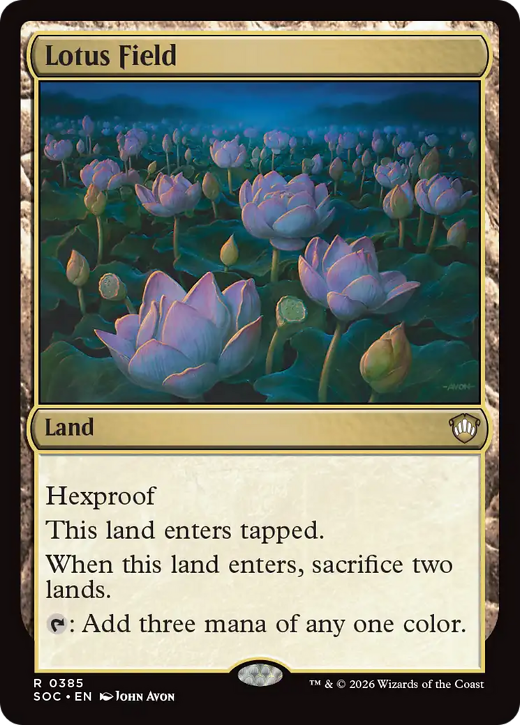 Lotus Field [Secrets of Strixhaven Commander] | Anubis Games and Hobby