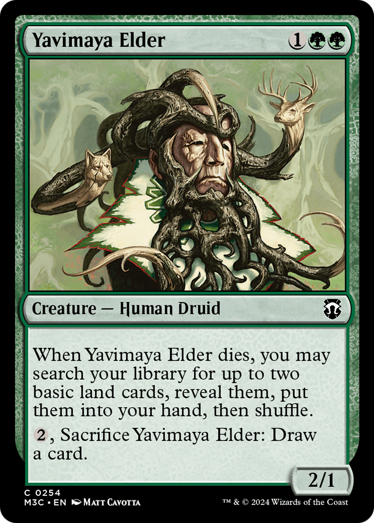 Yavimaya Elder [Modern Horizons 3 Commander] | Anubis Games and Hobby