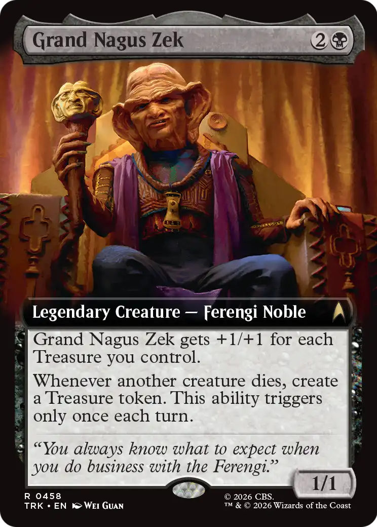 Grand Nagus Zek (Extended Art) [Star Trek] | Anubis Games and Hobby