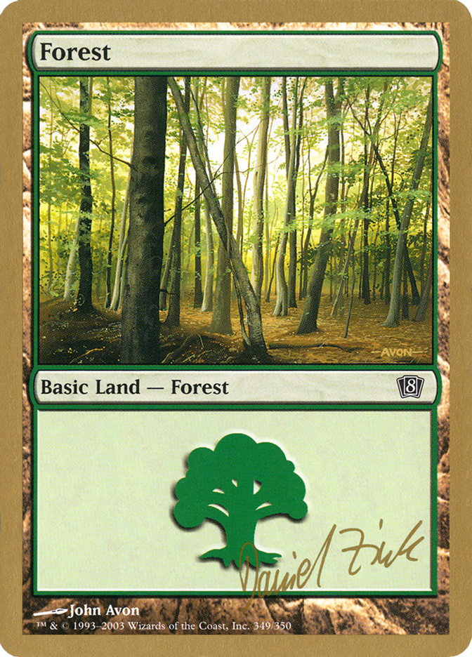 Forest (dz349) (Daniel Zink) [World Championship Decks 2003] | Anubis Games and Hobby