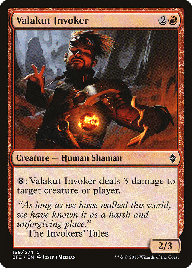 Valakut Invoker [Battle for Zendikar] | Anubis Games and Hobby