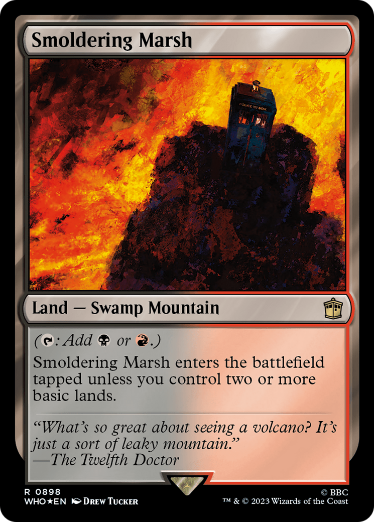 Smoldering Marsh (Surge Foil) [Doctor Who] | Anubis Games and Hobby