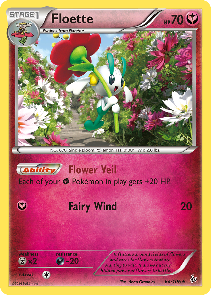 Floette (64/106) [XY: Flashfire] | Anubis Games and Hobby